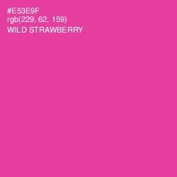 #E53E9F - Wild Strawberry Color Image